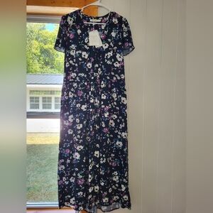 Christy Dawn The Dawn Dress In Midnight Wildflower Size L
